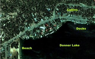 West Donner Lake (click to enlarge)