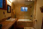 Woodster cabin downstairs bathroom